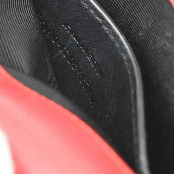 SAINT LAURENT YSL Logo 2Way Chain Shoulder Clutch Bag Red GHW Italy 22RF821 - Picture 12 of 16